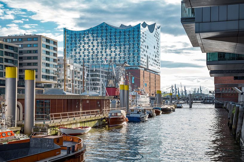 Hafencity with Elbphilharmonie by Sabine Wagner