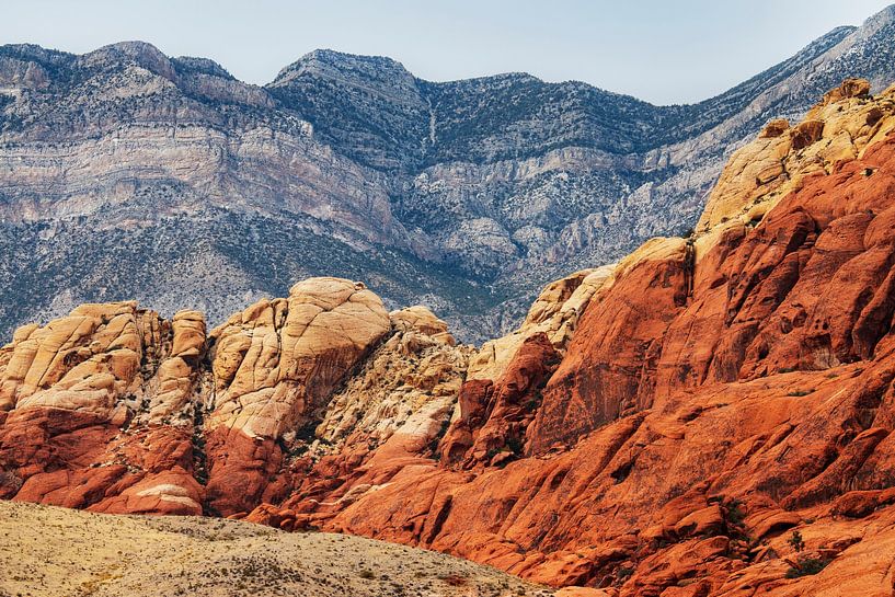 The red rocks of Red Rock Canyon Nevada USA by Marianne van der Zee