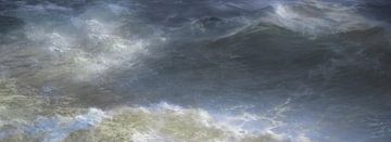 Wellen mit schönen weißen Schaumköpfen von Mario Dekker-Janssen