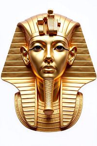 PHARAOH: Modern Art Gold Art Print Wall Art
