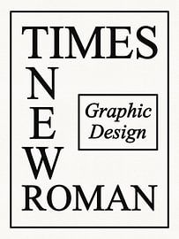 Fonte Times New Roman sur Hilde Remerie Photographie et art numérique