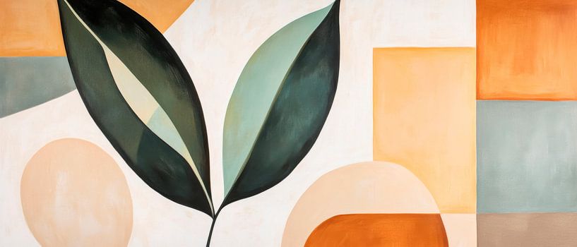 Blatt und Formen von Poster Art Shop