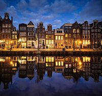 Les maisons du canal d'Amsterdam