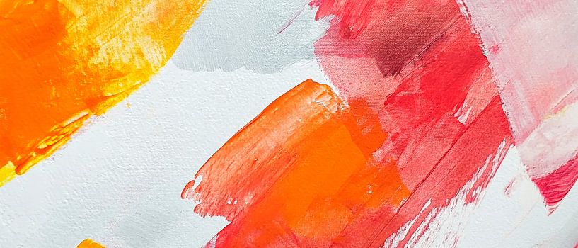 Bunte abstrakte Acrylmalerei Hintergrund von Poster Art Shop