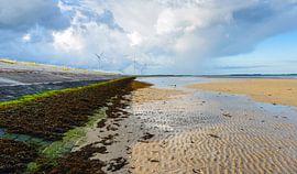 Talud of the Oyster Dam on the Eastern Scheldt side by Ruud Morijn