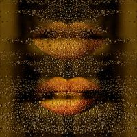 Lots of Champagne Kisses. Impressionism. Drops.