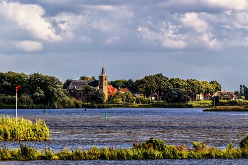 Zicht op Wilsum over de IJssel