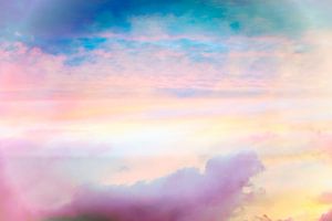 Traum Wolken Landschaft