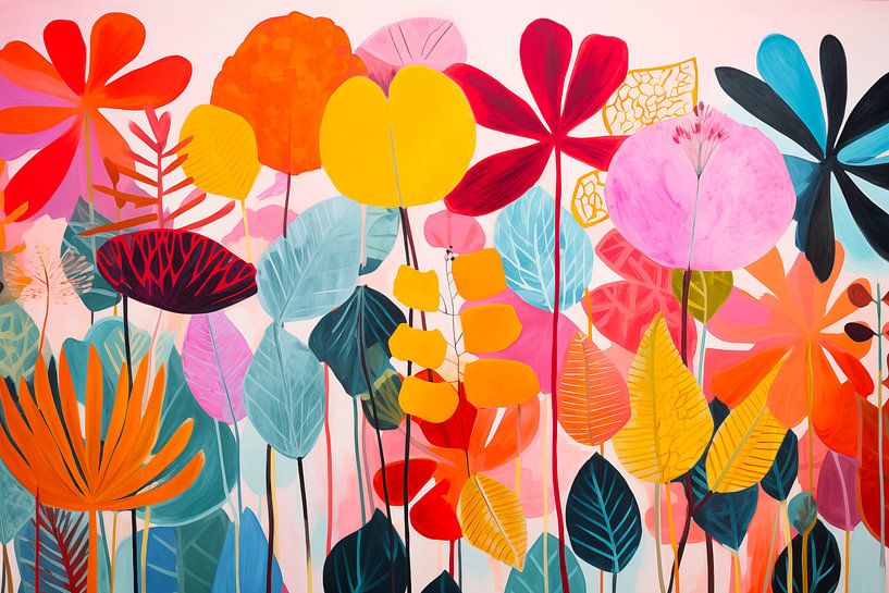 Retro Field Bouquet minimalist by Caroline Guerain