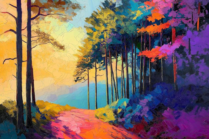 Leuchtender Wald von ARTemberaubend