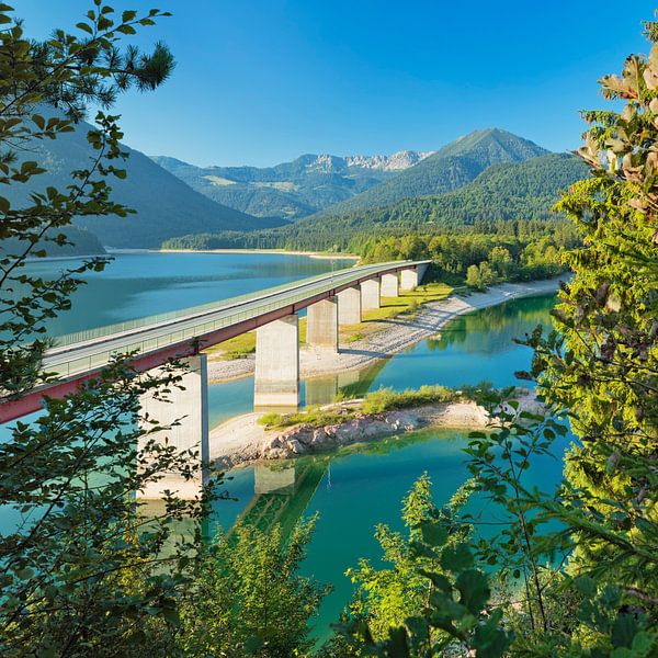 Sylvensteinsee, German Alpine Road, Bavaria, Germany by Markus Lange