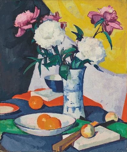 Samuel John Peploe - Blumen und Früchte (um 1920)