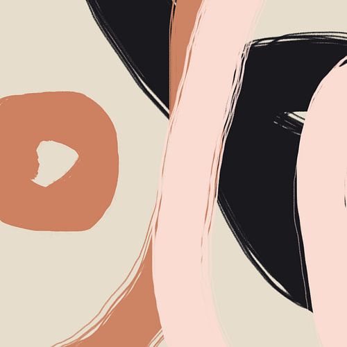 Moderne abstracte kunst - Lijnen en vormen 6