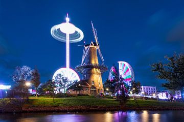 De kermis tijdens het Leidens Ontzet (0167) van Reezyard