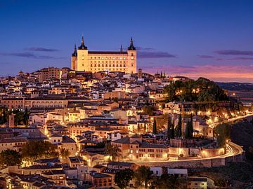 Alcazar in Toledo, Spanje van Michael Abid