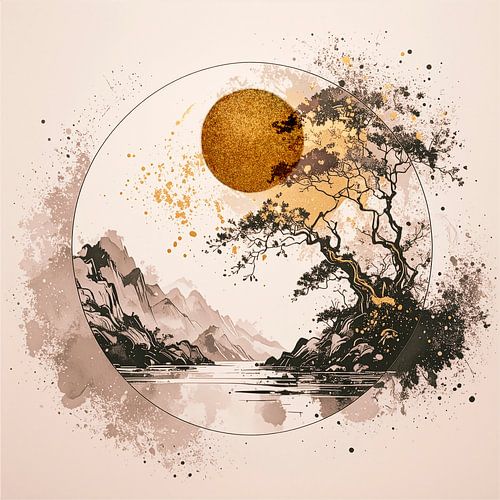 Soleil d'or : L'art paysager asiatique moderne