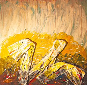 Papierlandschap van Klaus Heidecker