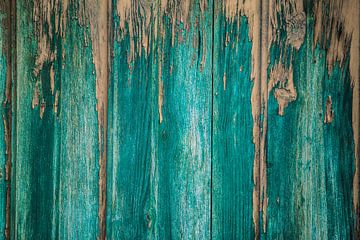 Colourful, old, weathered door by Heleen van de Ven