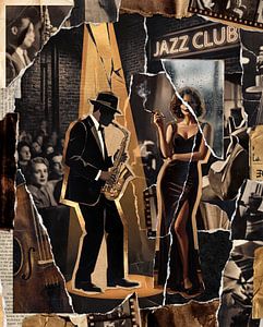 Midnight Echoes in the Jazz Club