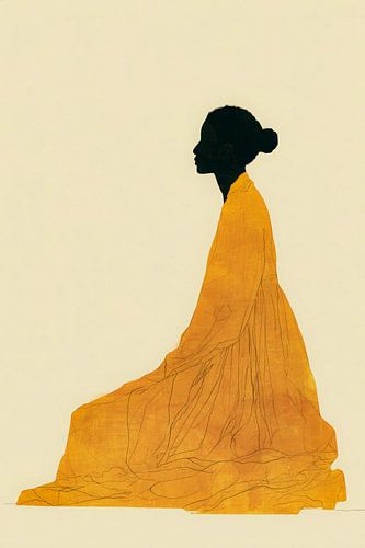 Silence dans la lumière ocre