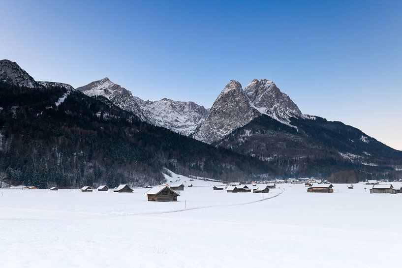Panoramablick auf das Wettersteingebirge von Christina Bauer Photos