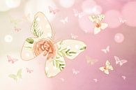 Schmetterlinge Rose Quartz par Dagmar Marina Aperçu