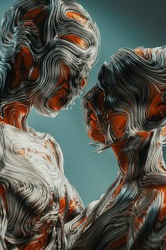 Verstrengelde stromen van zielen. van kautsar1 art