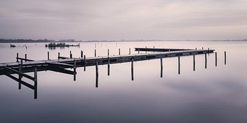 Zonsopkomst aan het Leekstermeer van Henk Meijer Photography