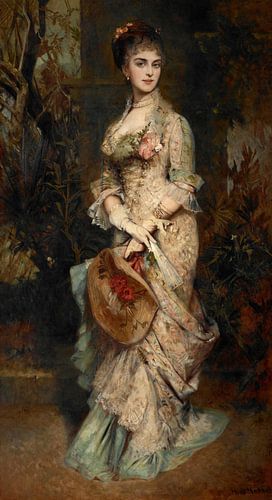 Portrait of Hanna Klinkosch, Hans Makart