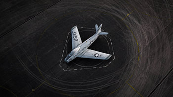 F86 Sabre, avion à Soesterberg