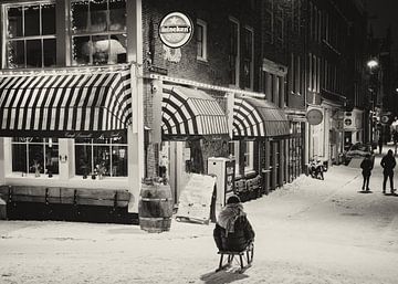 Winteravond in de Jordaan van Tom Elst