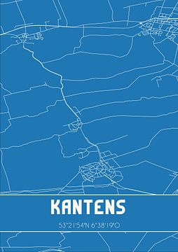 Blueprint | Map | Kantens (Groningen) by Rezona