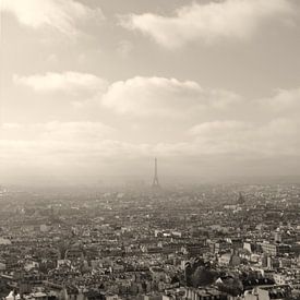 Paris overview from Sacré Couer by Jacqueline van Leeuwen