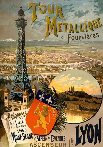 Hugo d' Alési - Tour métallique de Fourvières by Peter Balan