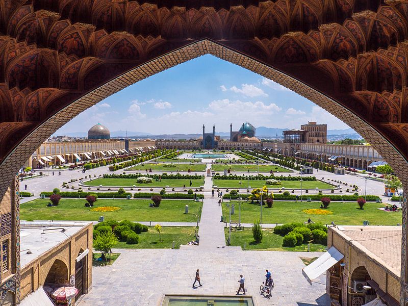La place de l'Imam à Ispahan par Ferdi Merkx