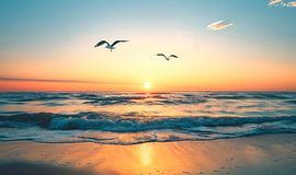 Flügel über dem Meer 2 von ByNoukk