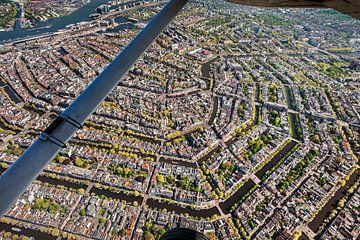 Aerial photo of Amsterdam city centre by Frans Lemmens