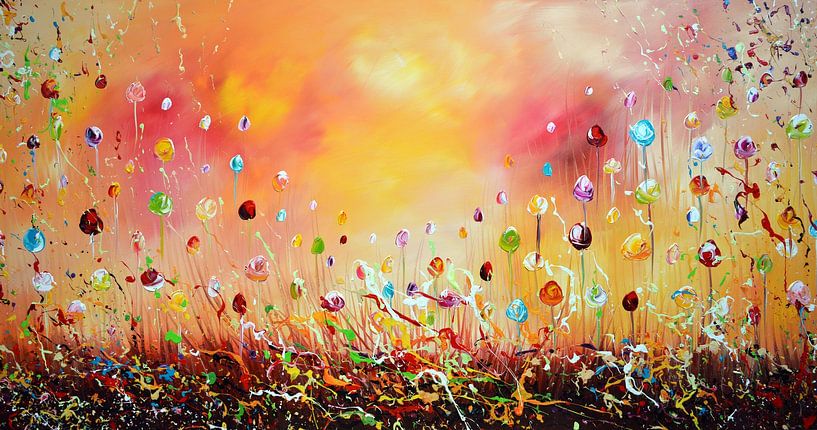 Flowers by Gena Theheartofart