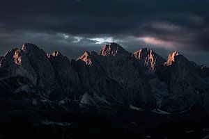 Dolomites - aperçus de la lumière série 1 sur Hidde Hageman