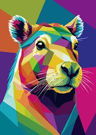 Capybara Pop Art