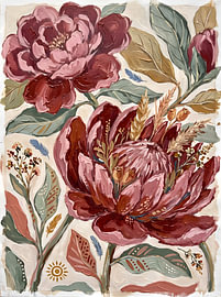 boho-style flowers