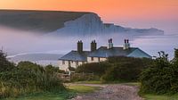 Zonsopgang in Cuckmere Haven en de Seven Sisters van Henk Meijer Photography thumbnail