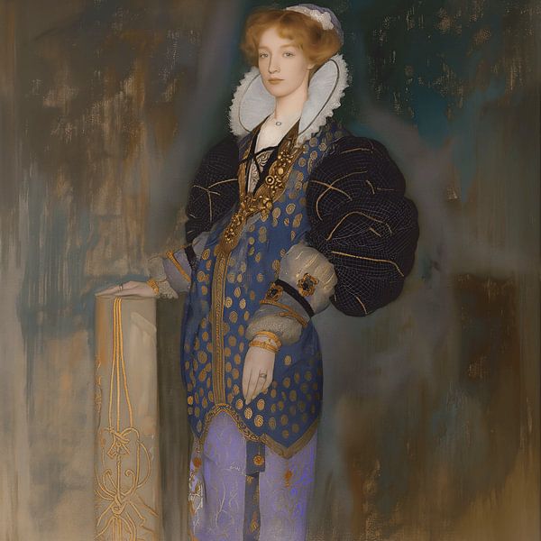 Klimt trifft das Goldene Zeitalter von Ton Kuijpers