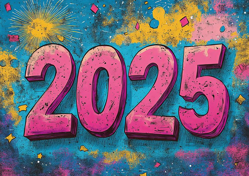 Neues Jahr 2025 von crack head