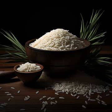 Reis in einer Schüssel von TheXclusive Art