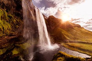 Wasserfall Seljalandsfoss auf Iceland