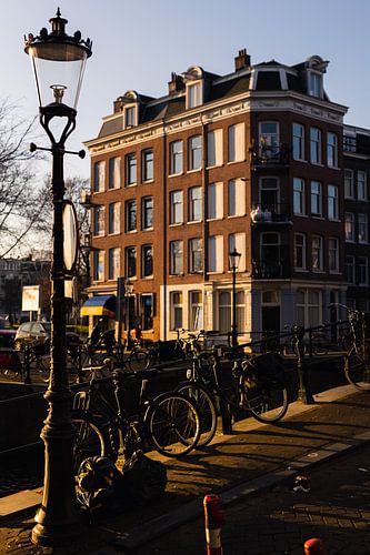 Bullebaksluis bij zonsondergang van Floris Heuer