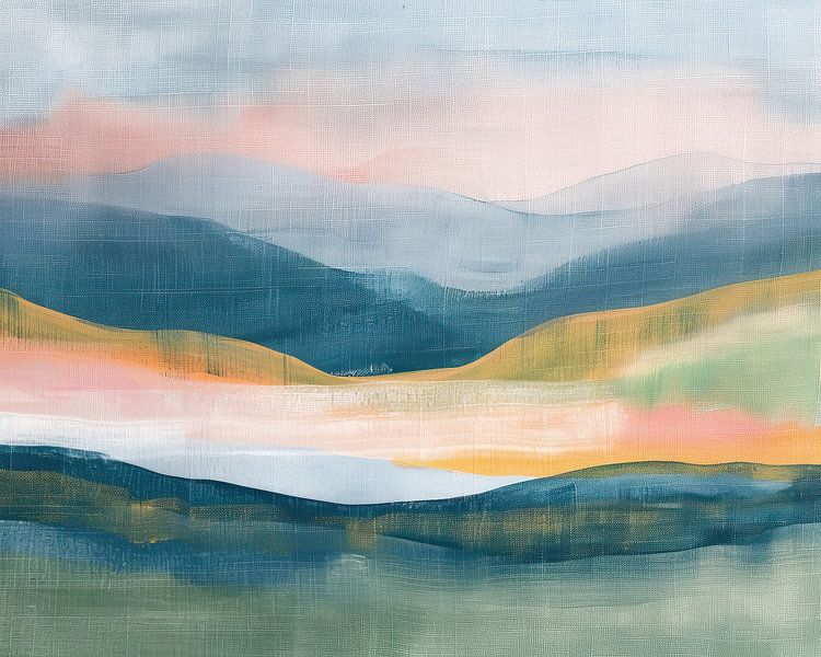 Colourful Landscape by Modern Collection