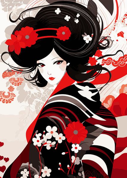 Japanse schilderkunst Ukiyo van Mason Scott