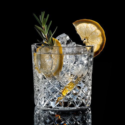 Gin tonic cocktail